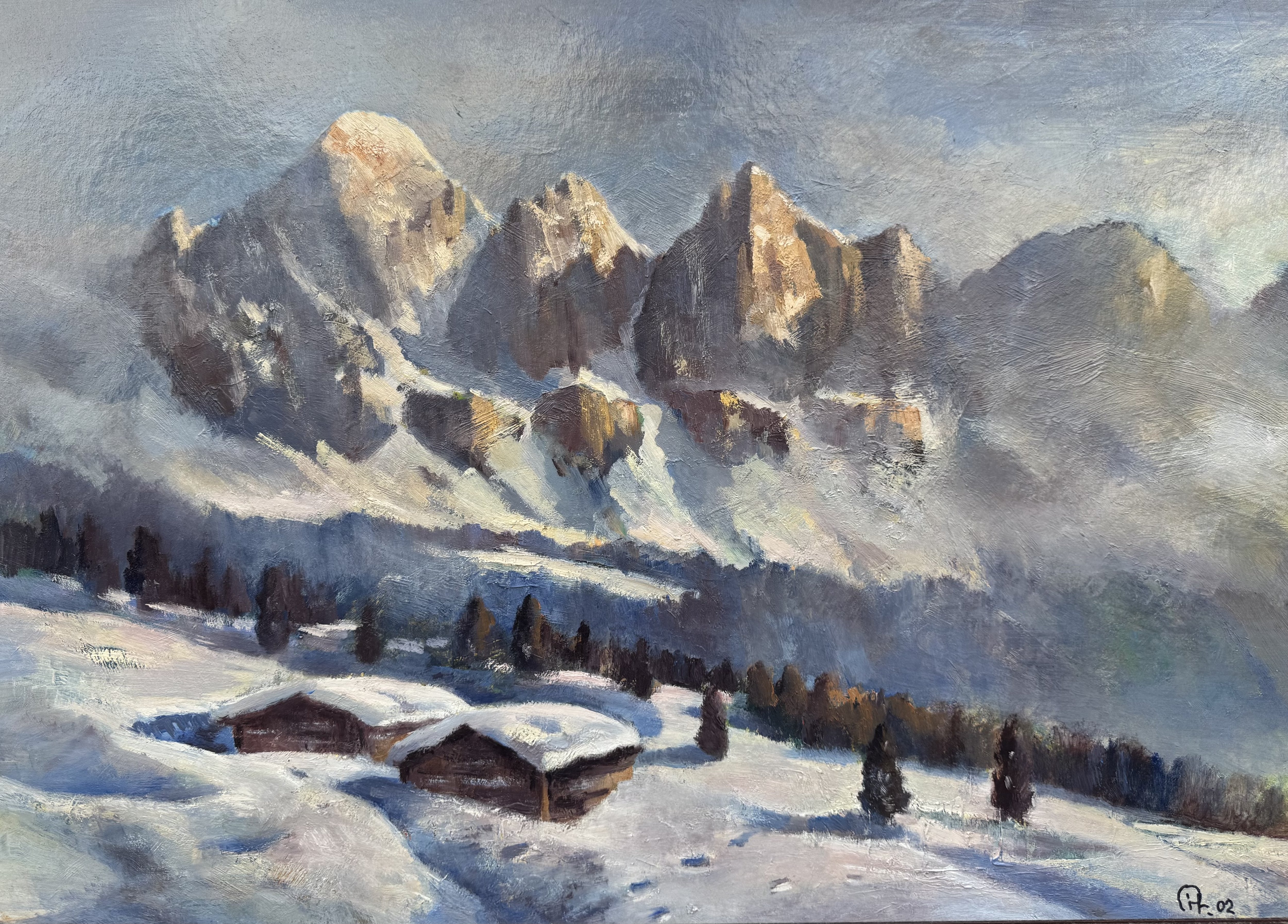 Pitscheider Josef Hermann - Winterlandschaft