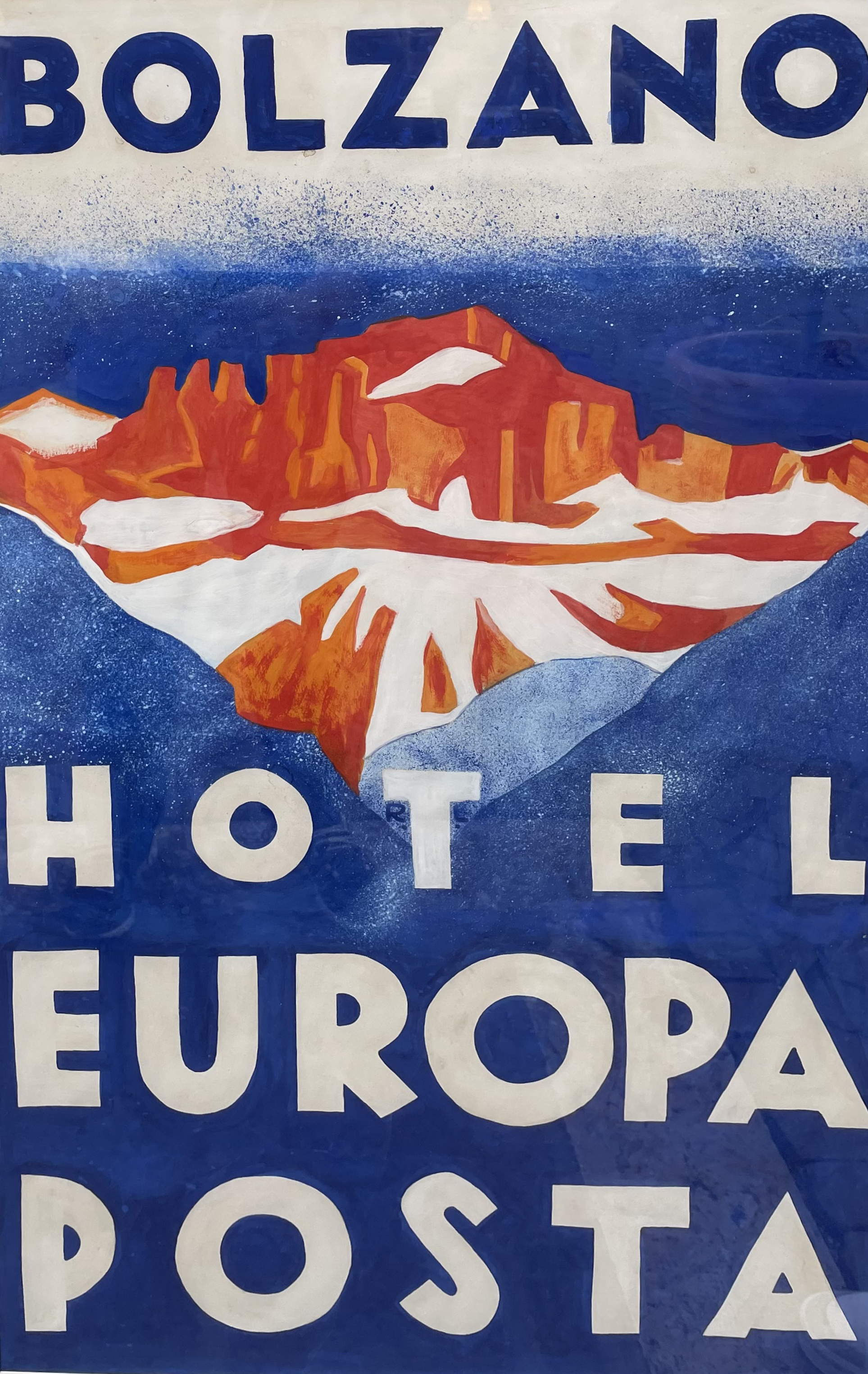 Plakat-Entwurf - R.L. - Hotel Europa Bozen