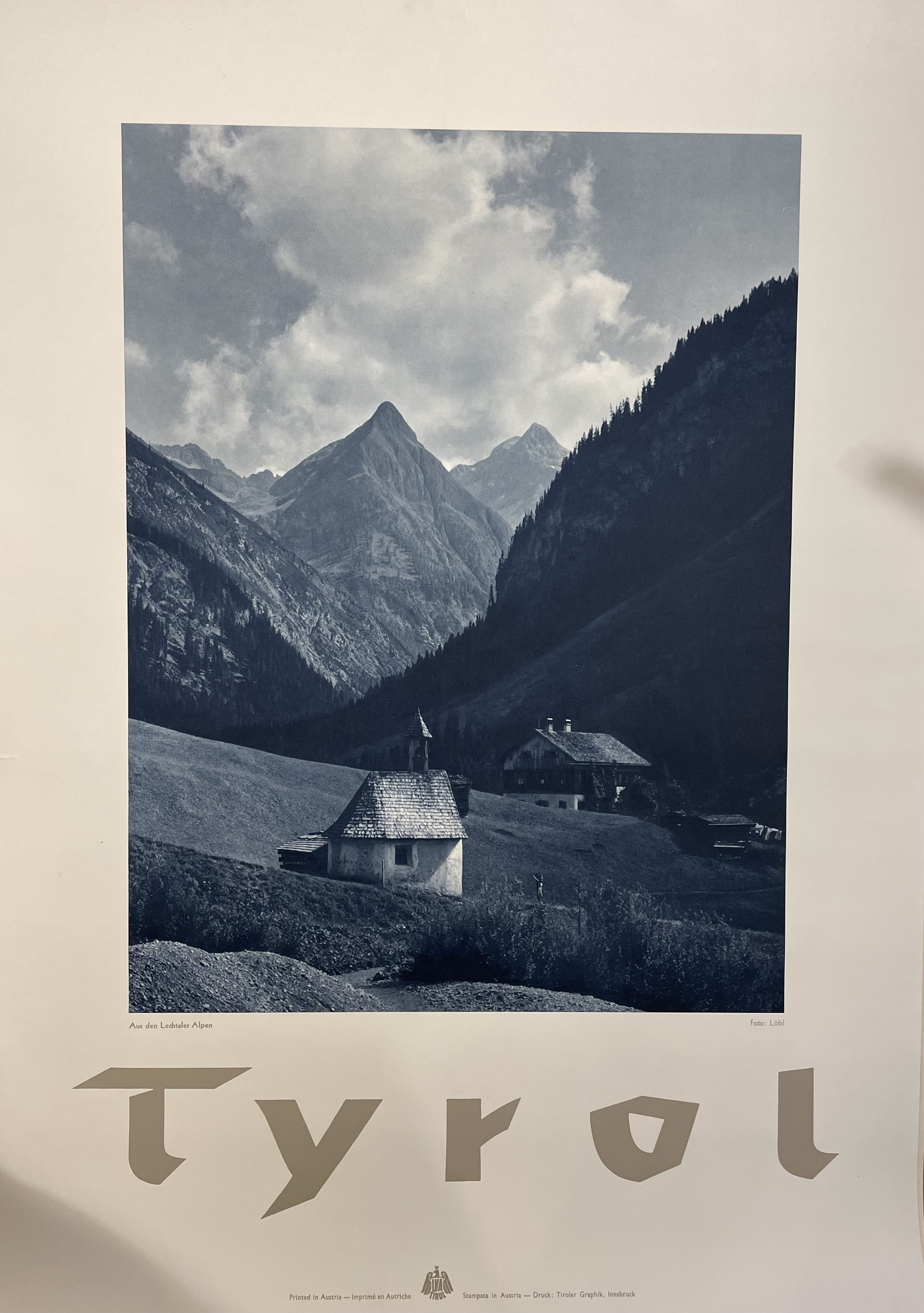 Plakat - Tyrol - Aus den Lechtaler Alpen