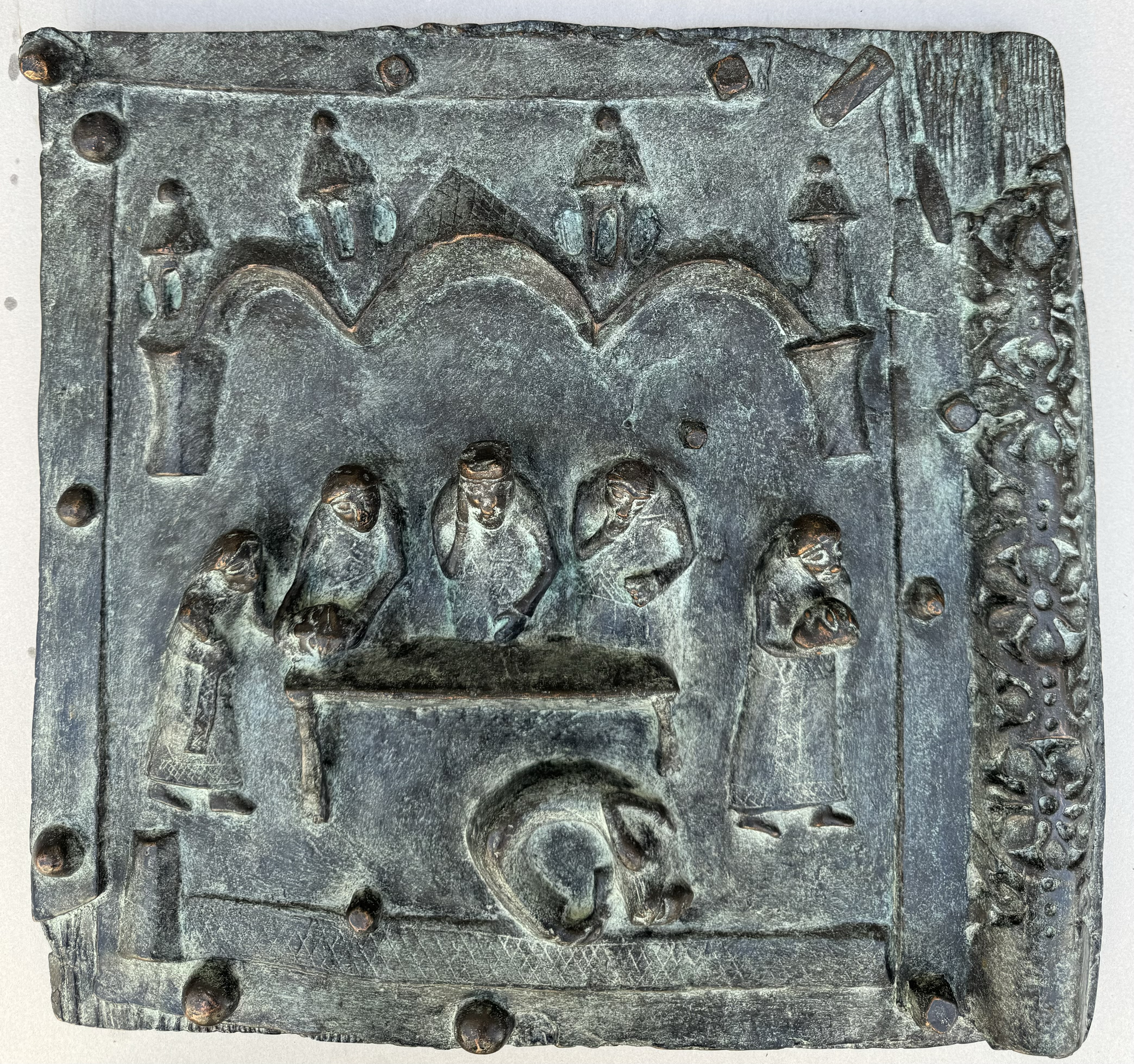 Porta Basilica di San Zeno - Die Vertreibung der Stammeltern aus dem Paradies
