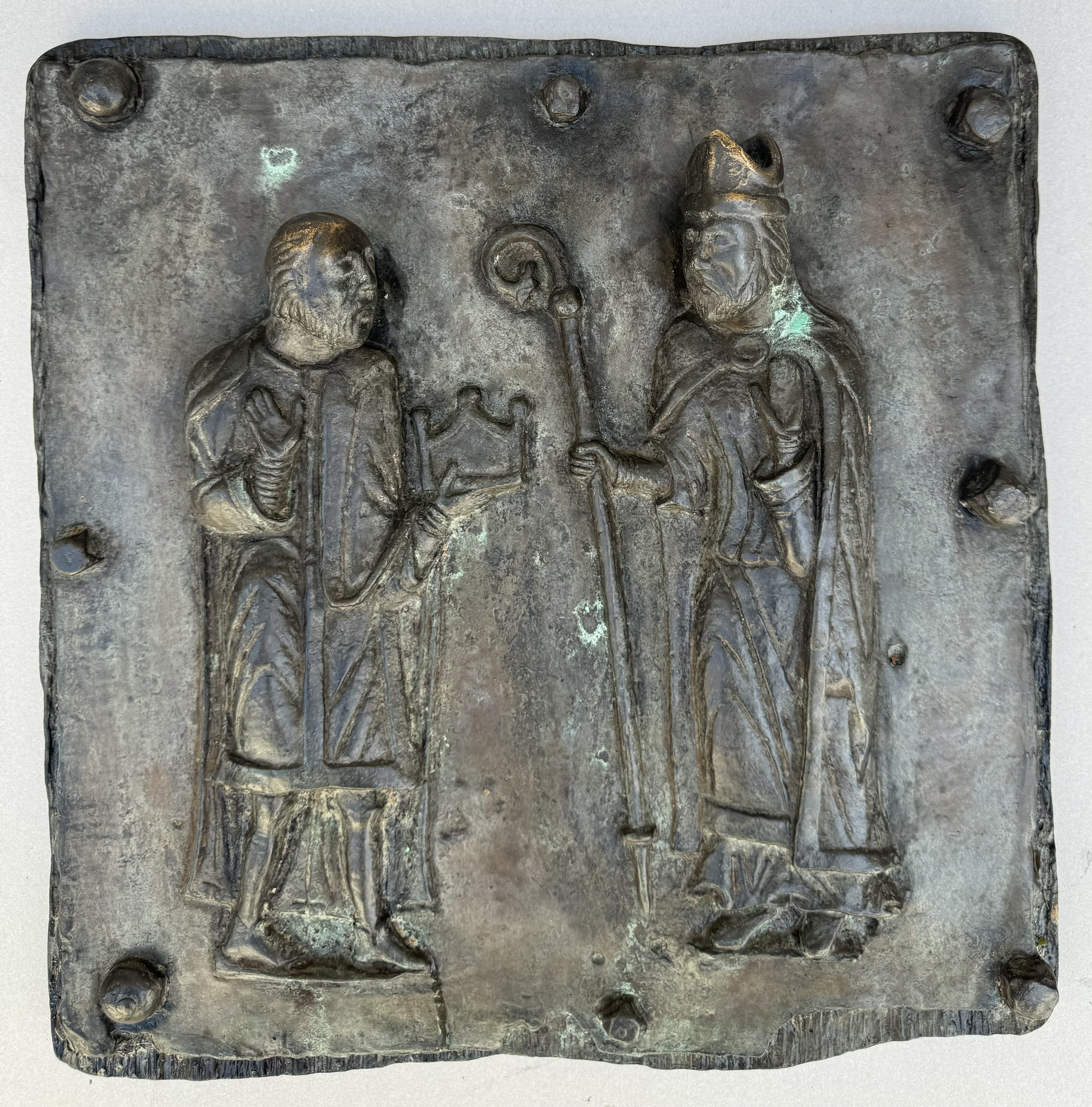 Porta Basilica di San Zeno - Gallienus übergibt sein Krone an den heiligen Zeno