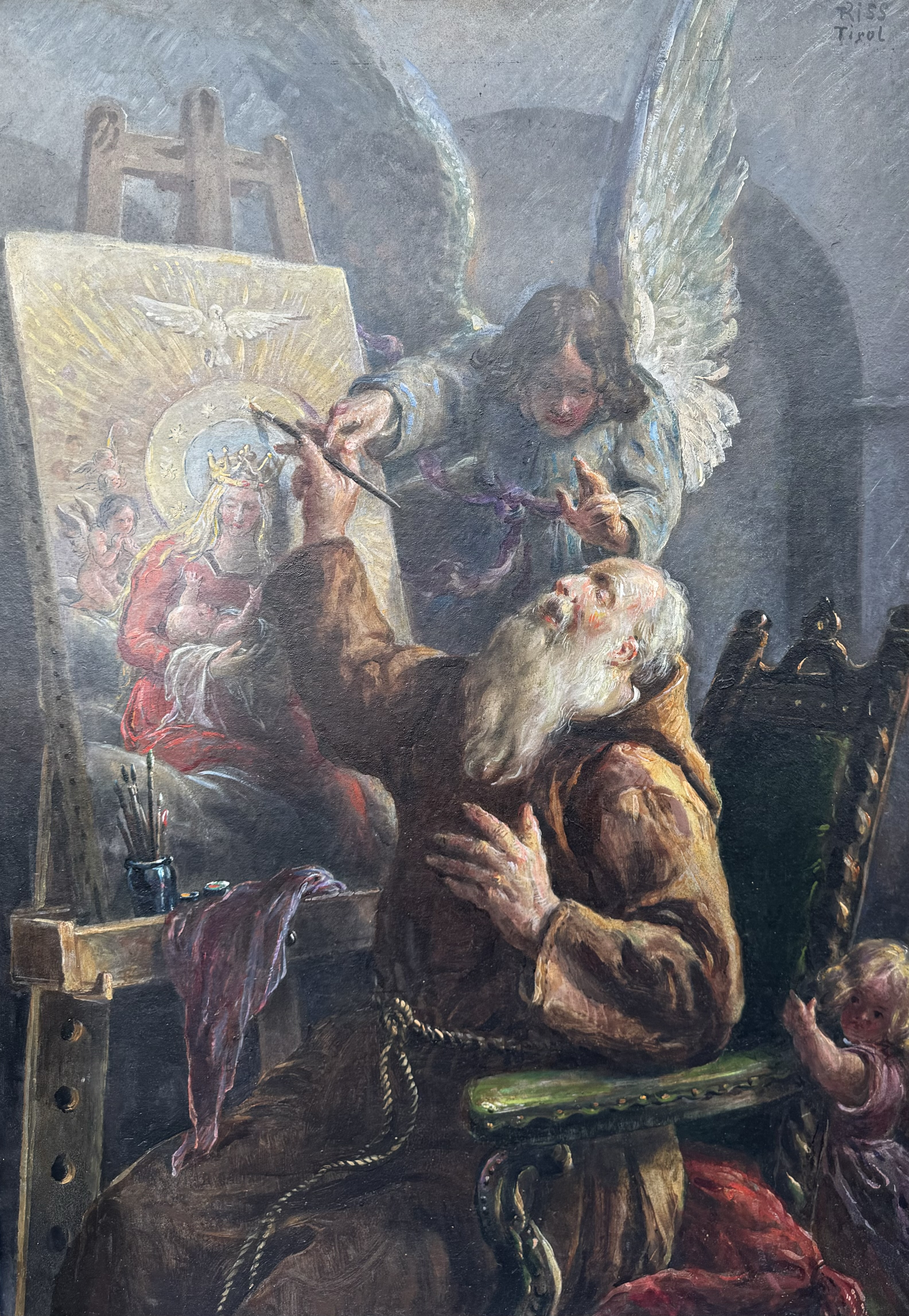 Riss Thomas - St. Lukas der Maler-Patron