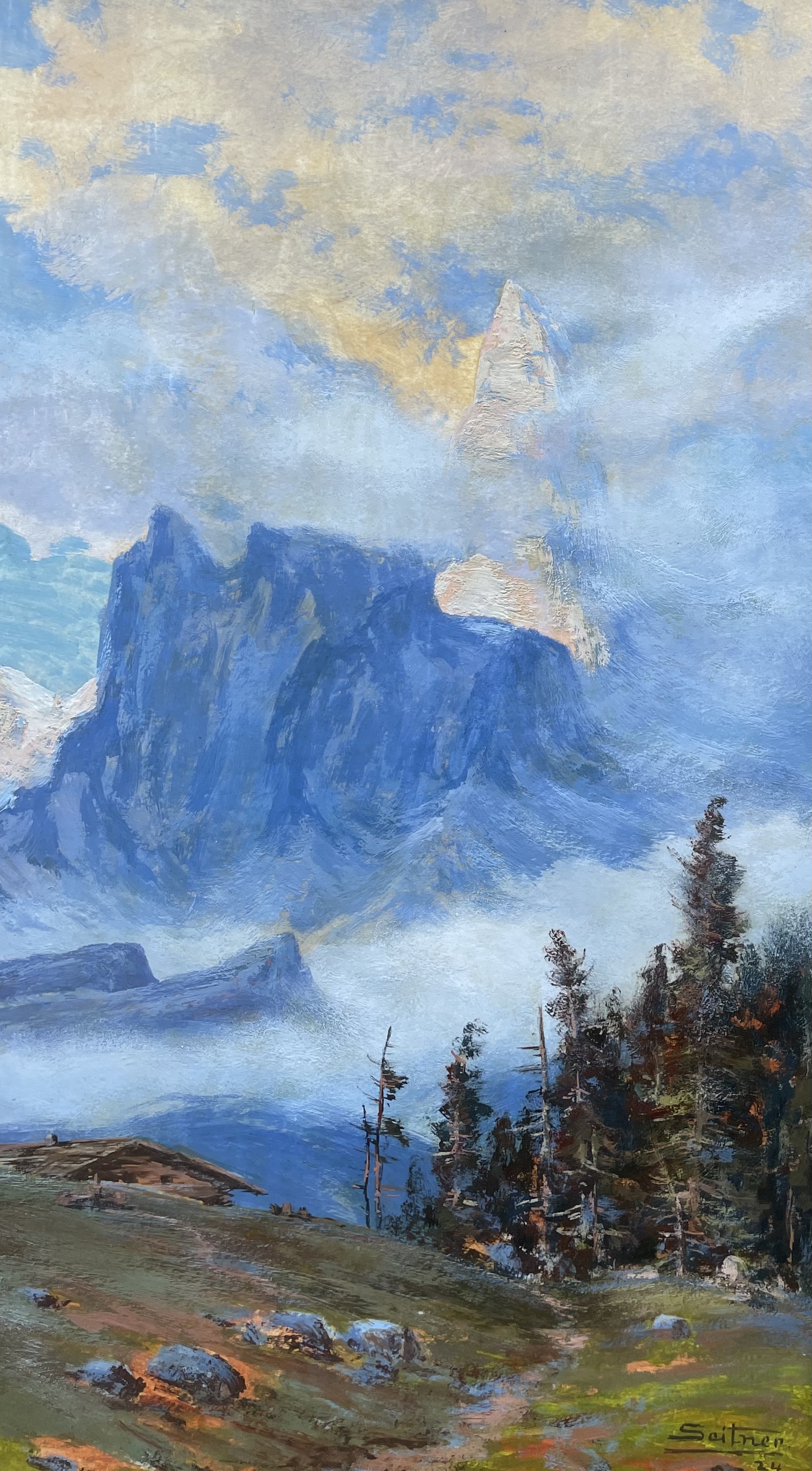 Seitner - Blick auf Palagruppe