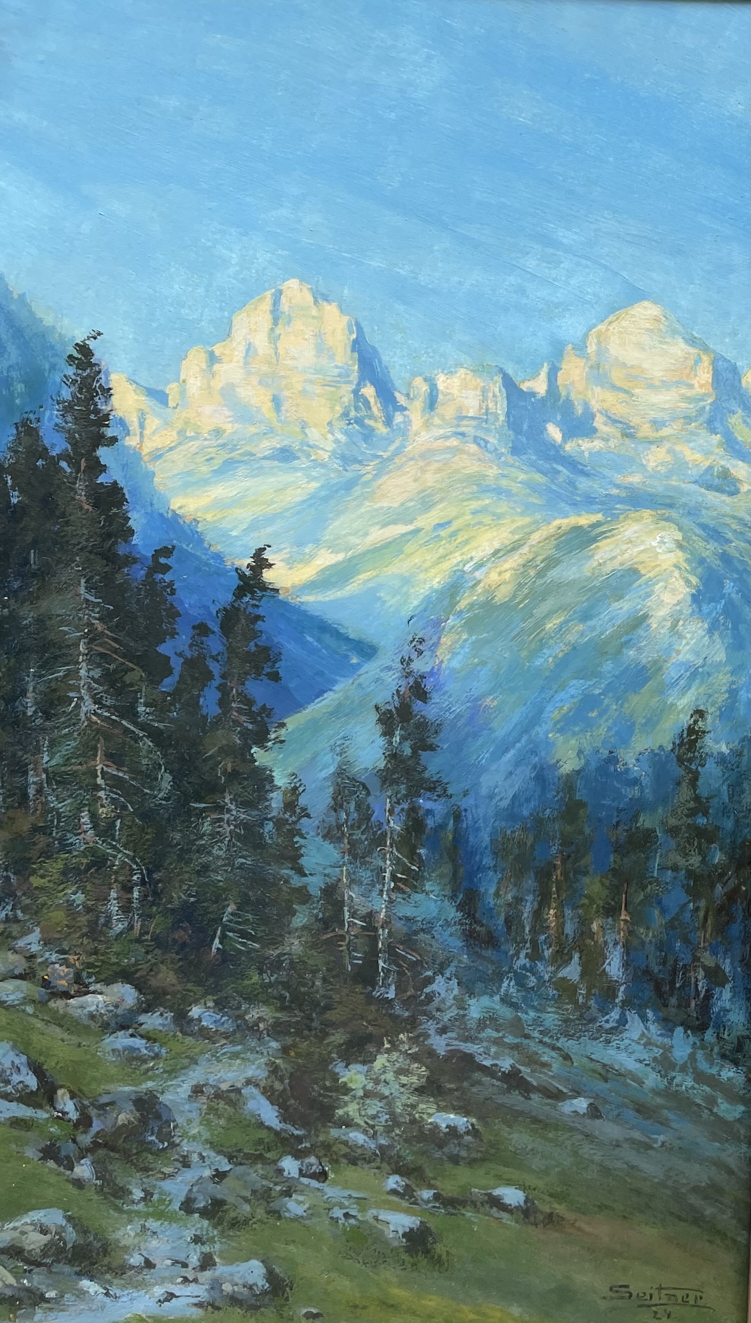 Seitner - Blick auf Rosengarten
