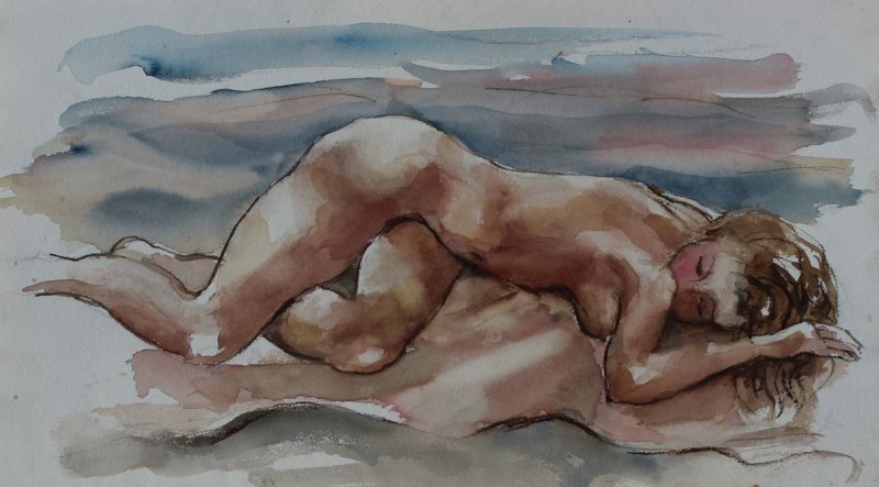 Busch-Federspiel Käte - Am Strand