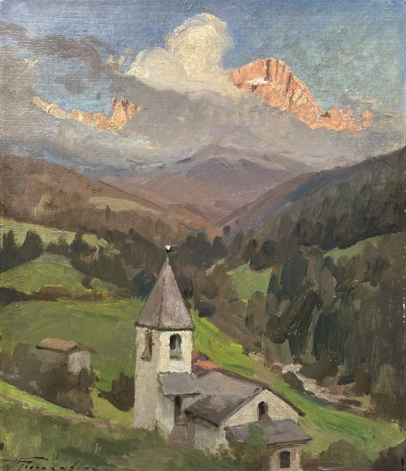 Giovacchini Ulderico - St. Cyprian am Abend
