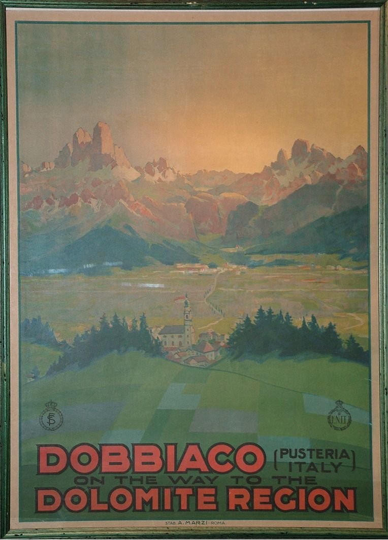Marzi Werbeplakat - Toblach