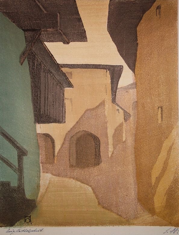 Ott Hans - Gasse in Kurtatsch
