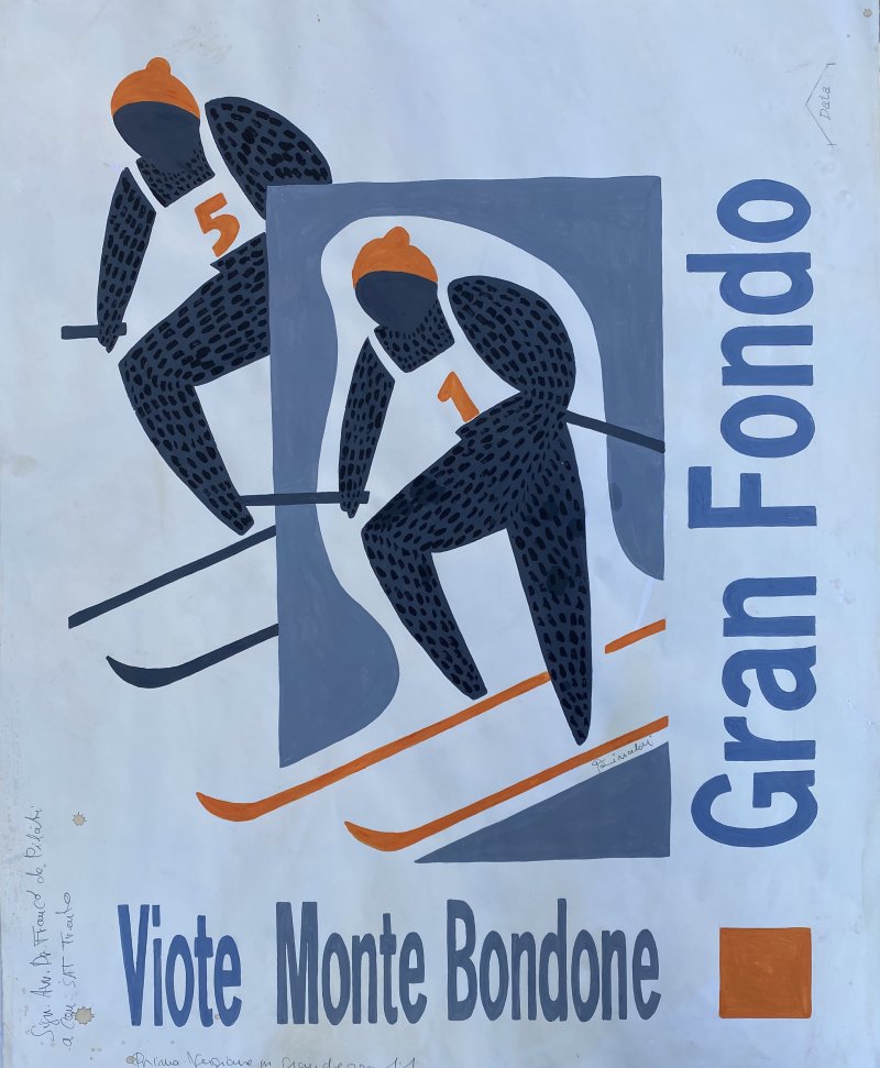 Plakat-Entwurf - Gran Fondo Monte Bondone