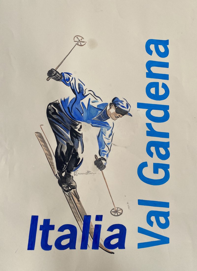 Plakat-Entwurf - Mumelter - Val Gardena