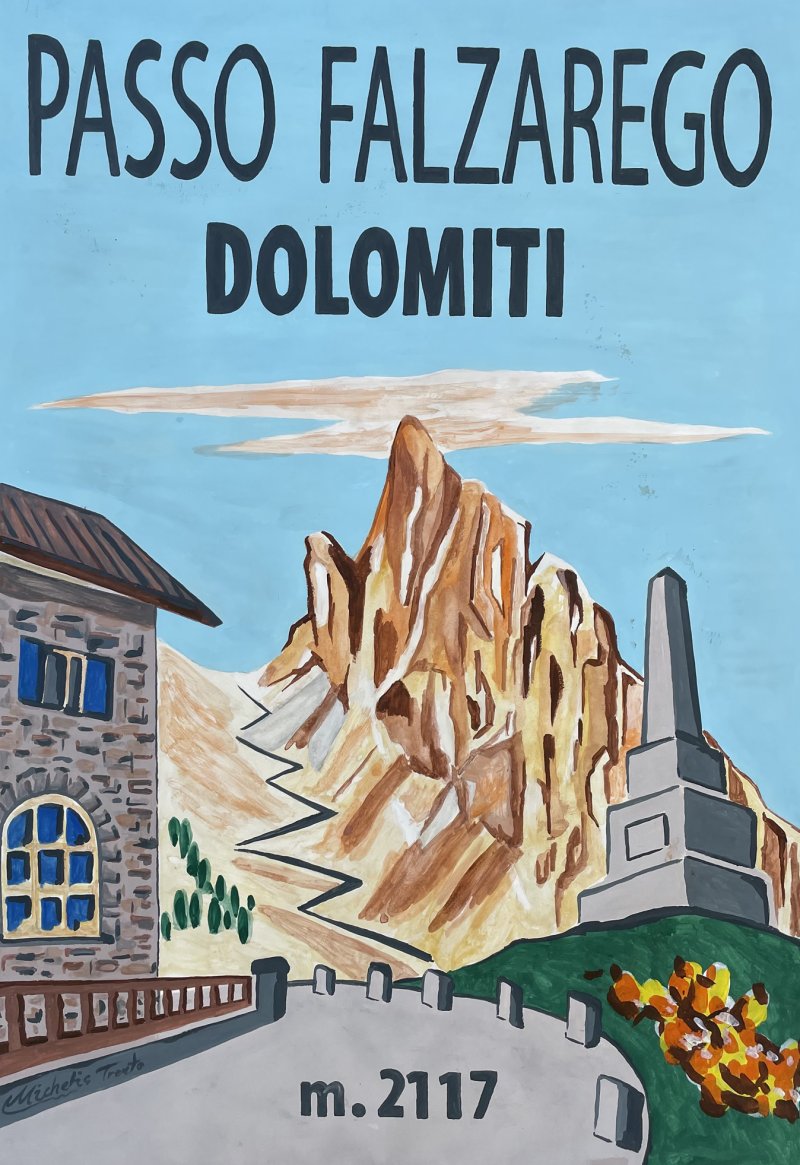 Plakat-Entwurf - Passo Falzarego