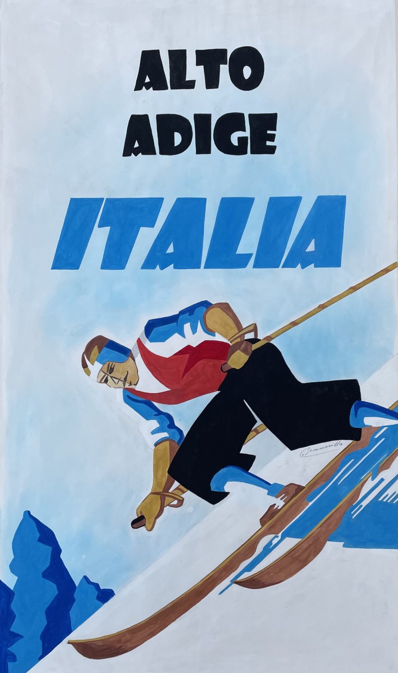 Plakat-Entwurf - Sommavilla - Alto Adige Italia