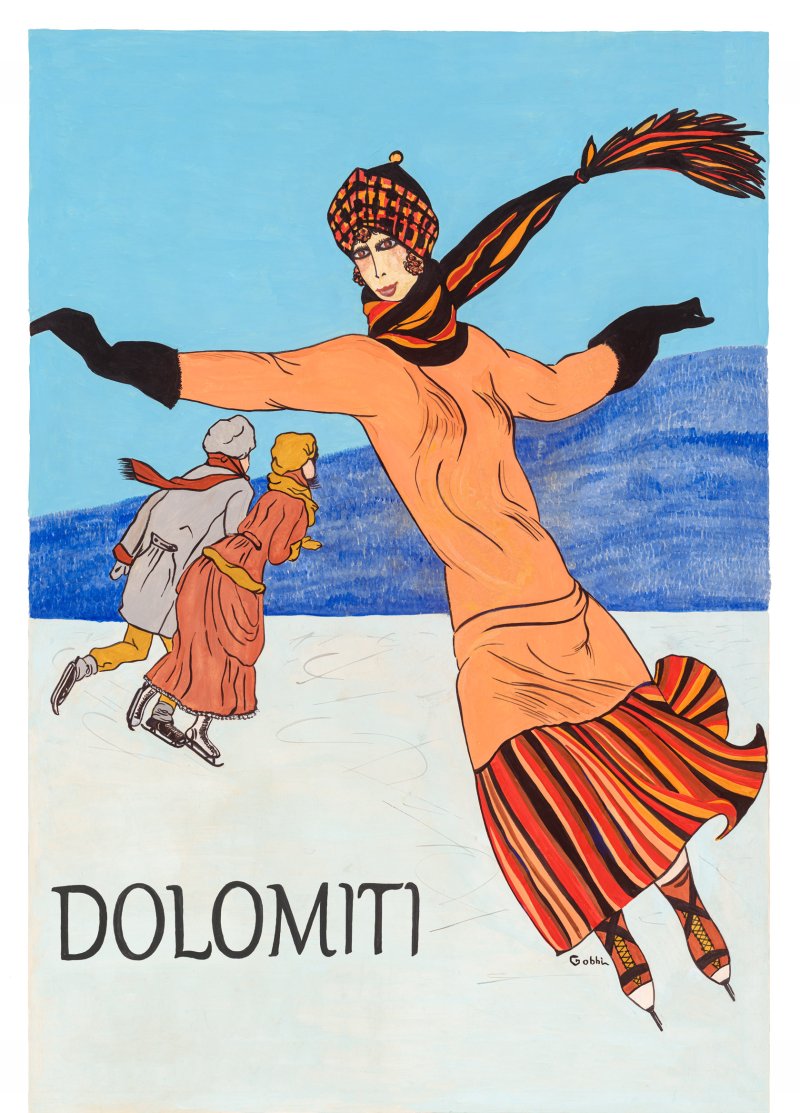 Plakat_Eislauefer_Dolomiti_70x100