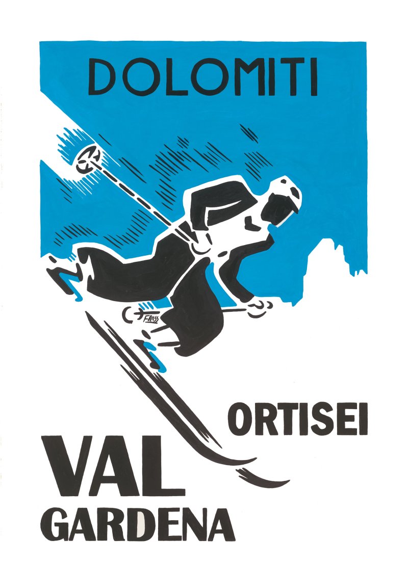 Plakat - Ortisei Val Gardena_Reprint