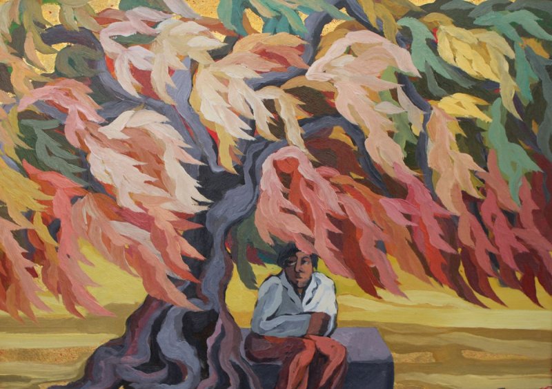 Terruso Saverio - Uomo sotto l`albero