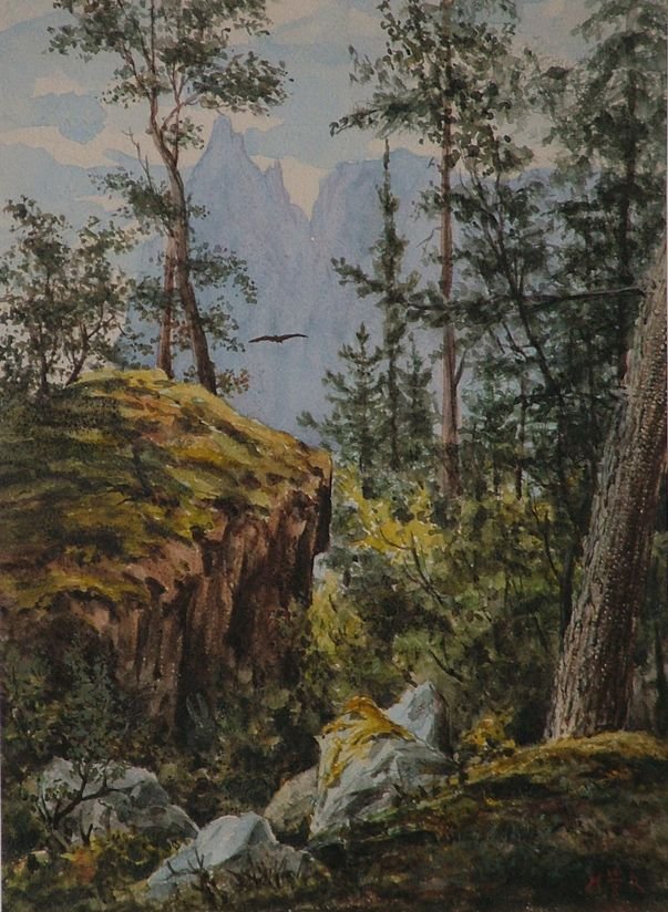 Wachtler Heinrich 1880 - Schlern