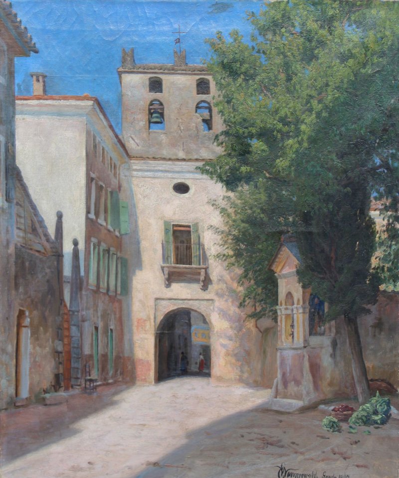 Wennerwald Emil 1907 - Vecchia torre a Garda
