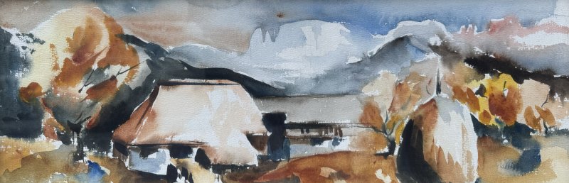 Complojer Rudolf Maria - Blick zum Schlern