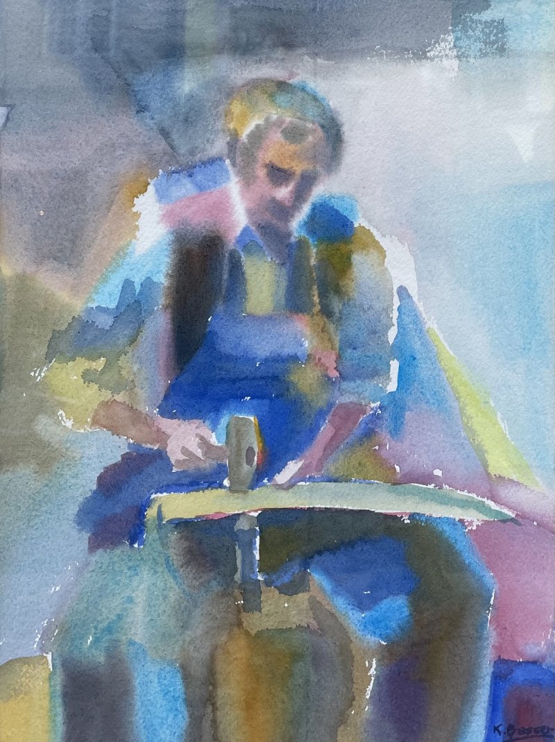Gasser Karl - Dengelnder Bauer