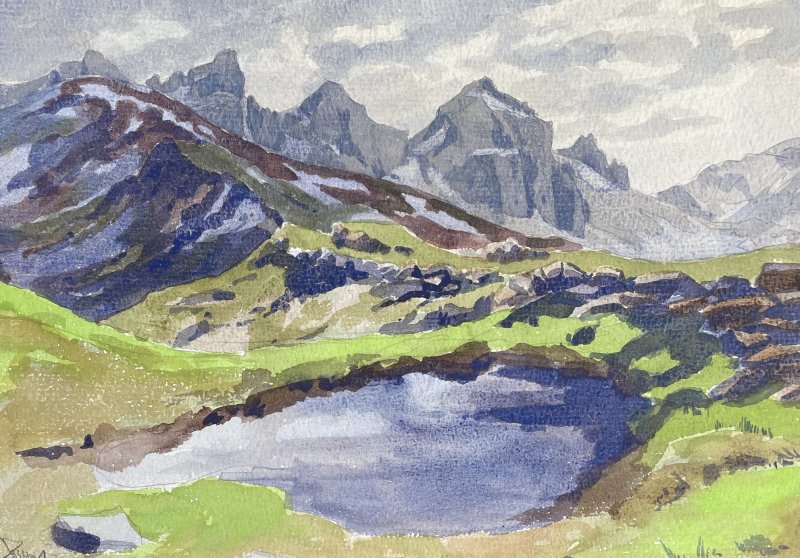 Hellweger Hubert - Kalkkögl vom Salfeinssee