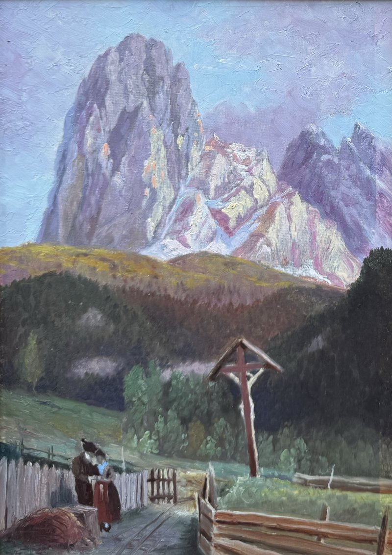 Höger Rudolf - Liebespaar vor Langkofel