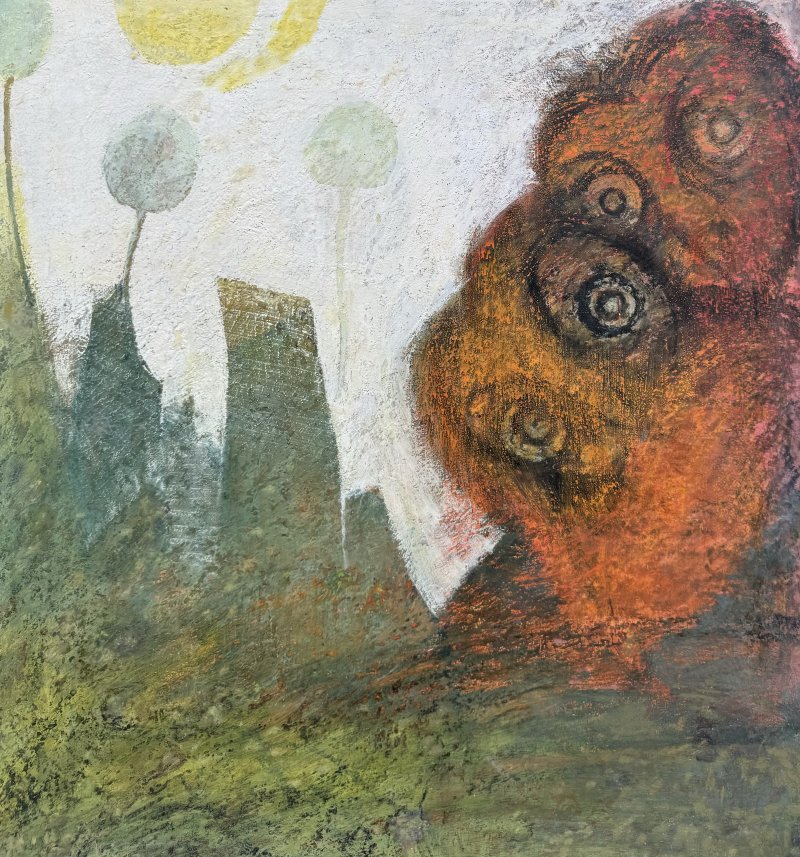 Kavan Vladislav - Zwei Eulen in Landschaft