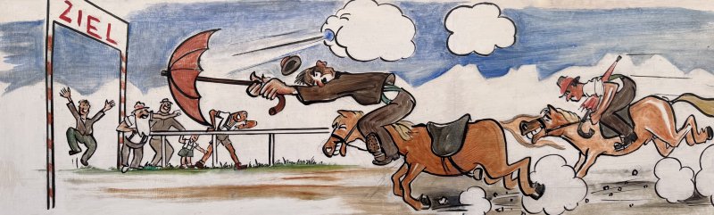 Lenhart Franz - Haflinger Galopp-Rennen in Meran