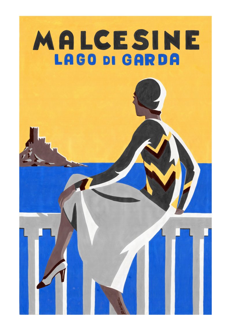 Plakat - Romagna - Malcesine Lago di Garda