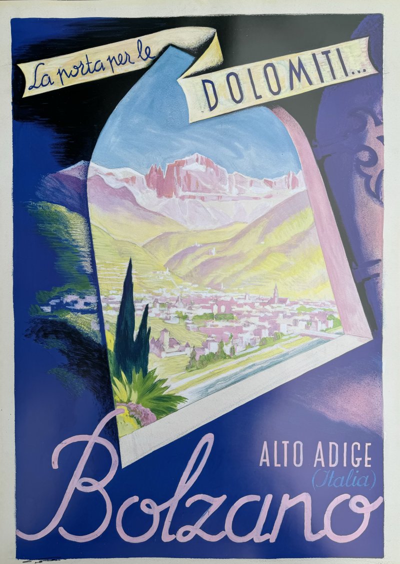 Plakat - Lenhart Franz - Bolzano, la porta per le Dolomiti