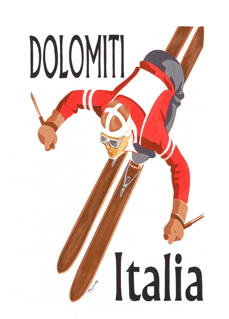 Plakat - Piccolruaz - Dolomiti - Italia