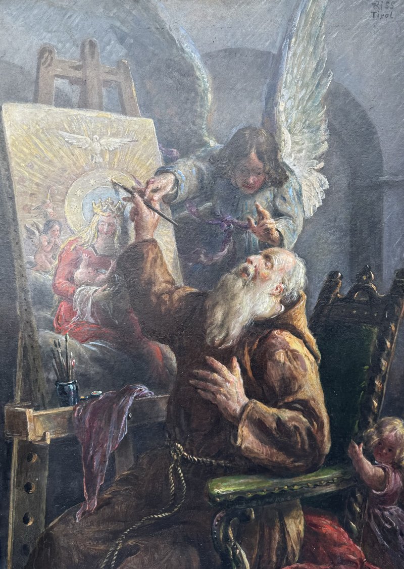 Riss Thomas - St. Lukas der Maler-Patron