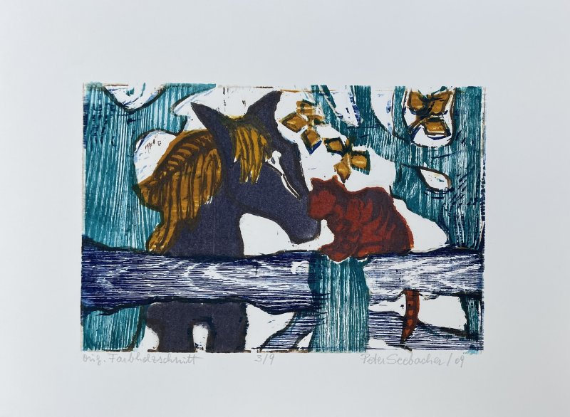 Seebacher Peter - Pferd und Katze