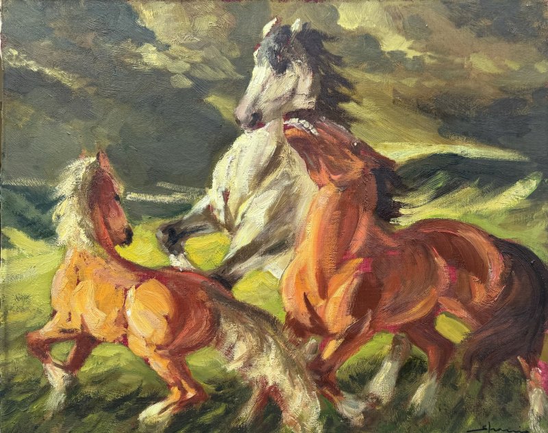 Spanio Berlendis - Pferde