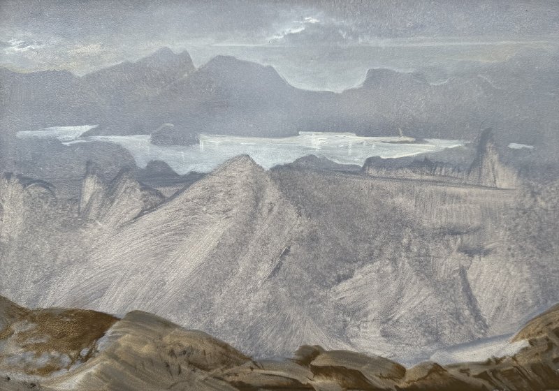 Stecher Luis Stefan - Weite abendliche Landschaft