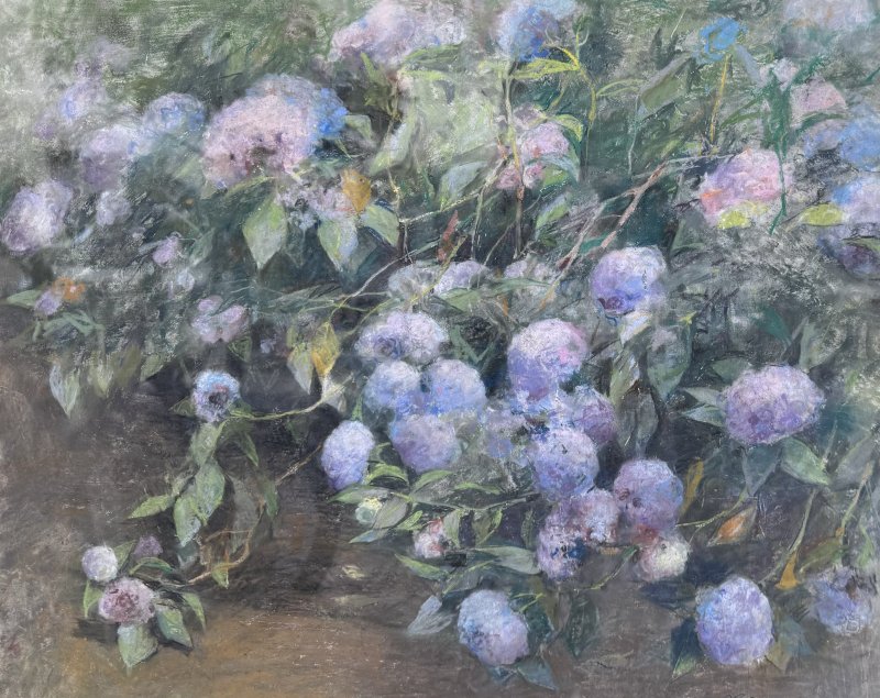 Unbekannter Künstler - Gartenblumen