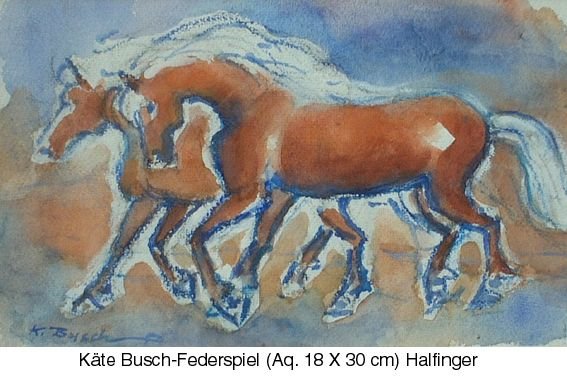 Busch Federspiel Käte - Pferde