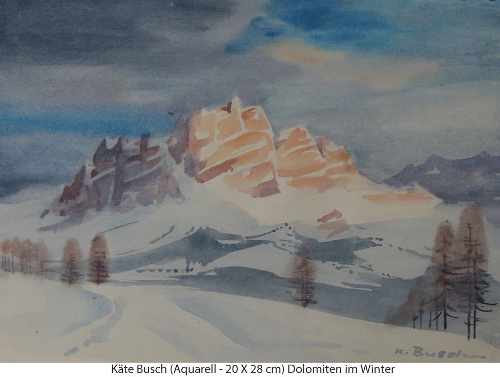 Busch-Federspiel Käte - Dolomiten im Winter