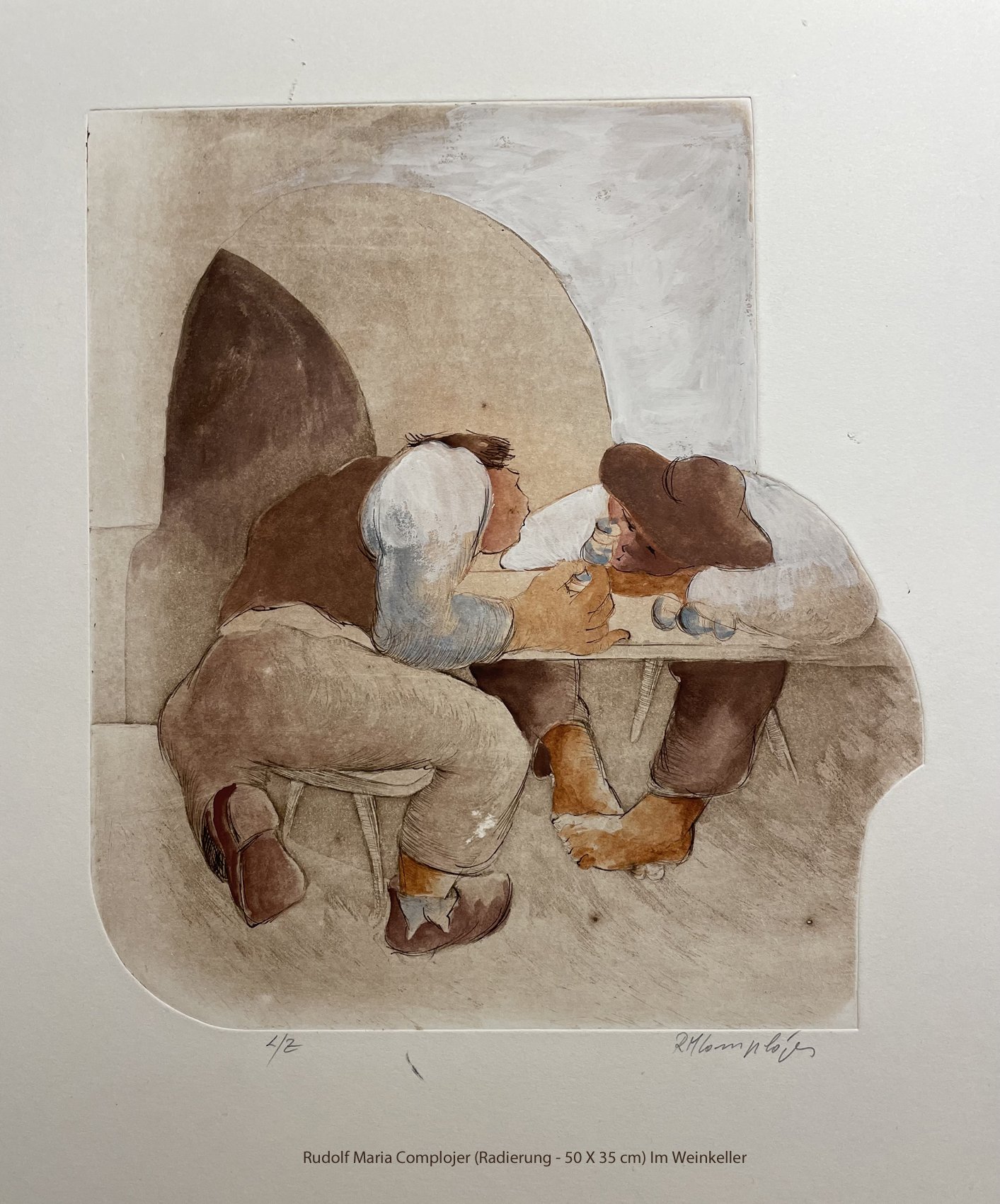 Complojer Rudolf Maria - Im Weinkeller