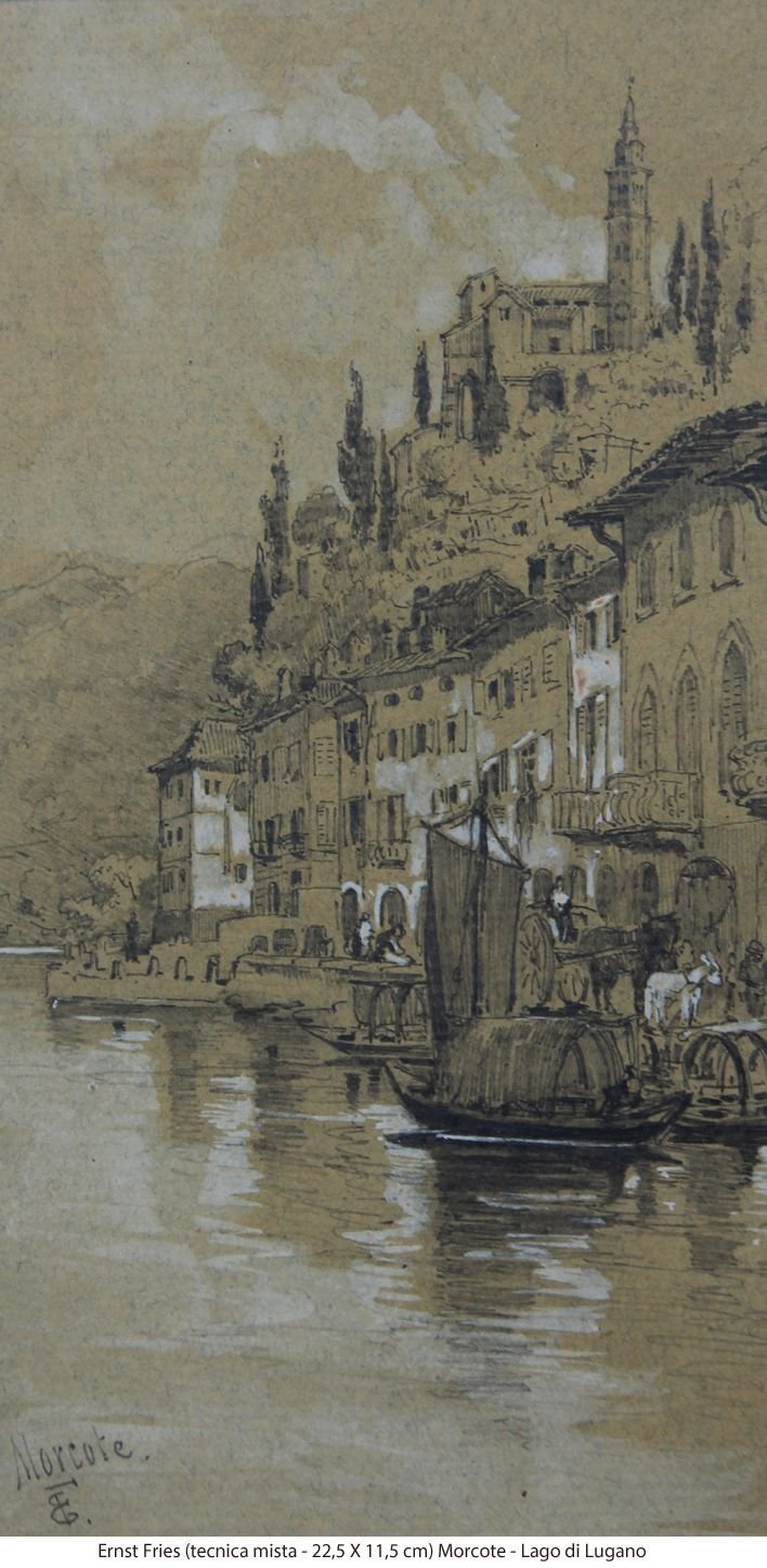 Fries Ernst - Morcote Lago di Lugano