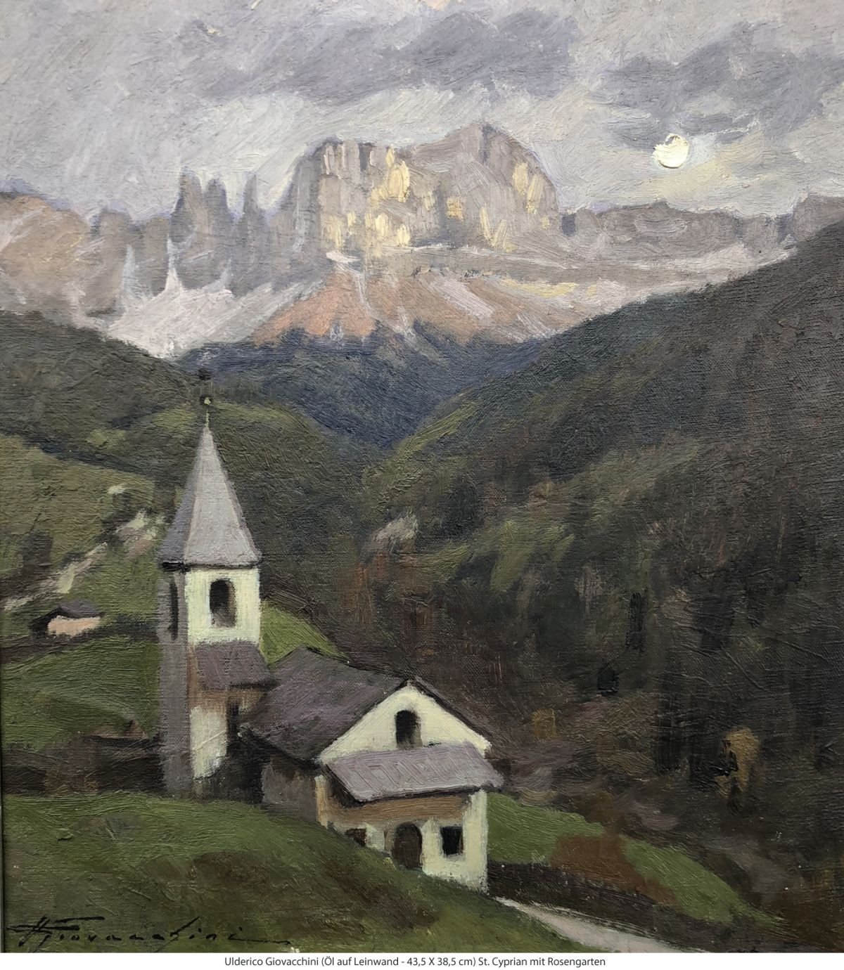 Giovacchini Ulderico - St. Cyprian mit Rosengarten