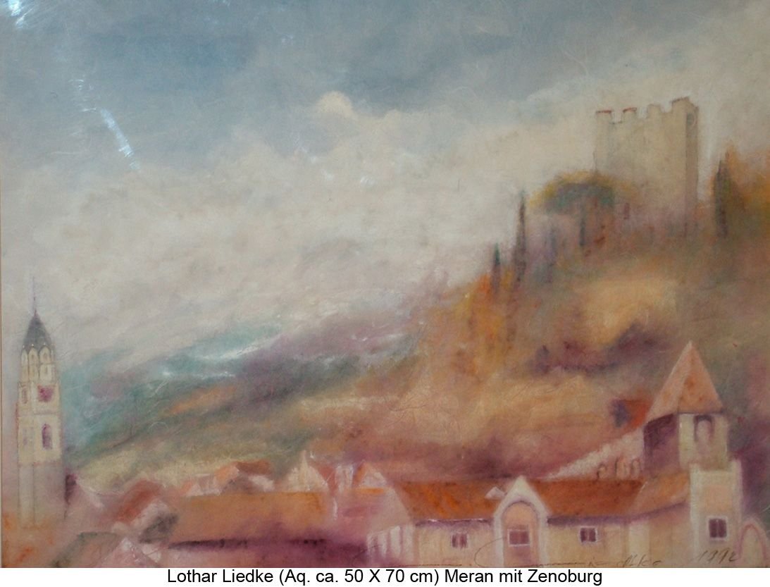 Liedke Lothar - Meran mit Zenoburg