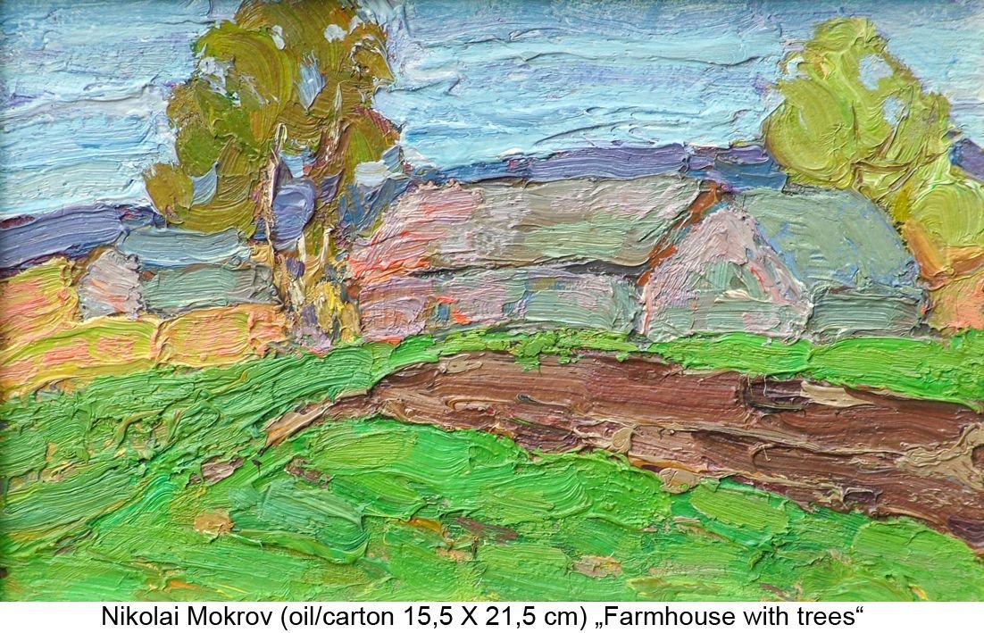 Mokrov Nikolai - Farmhouse with trees