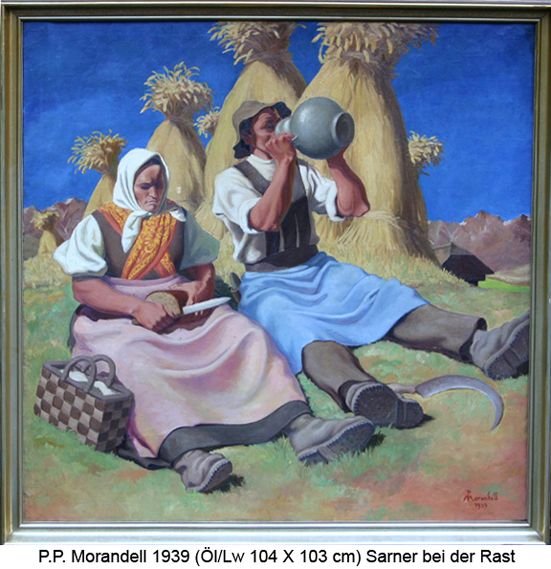 Morandell Peter Paul - Sarner bei der Rast