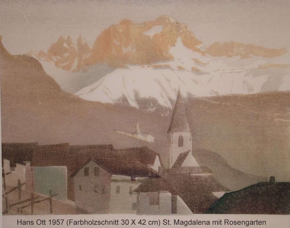 Ott Hans - St. Magdalena mit Rosengarten