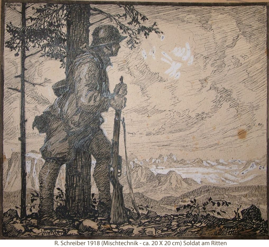 Schreiber R. - Soldat am Ritten