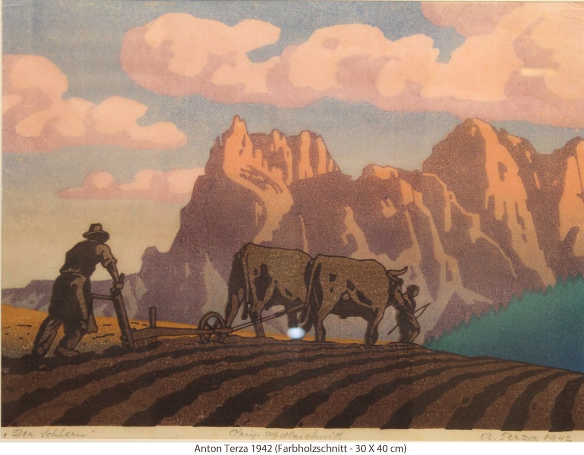 Terza Anton - Pflügende Bauern