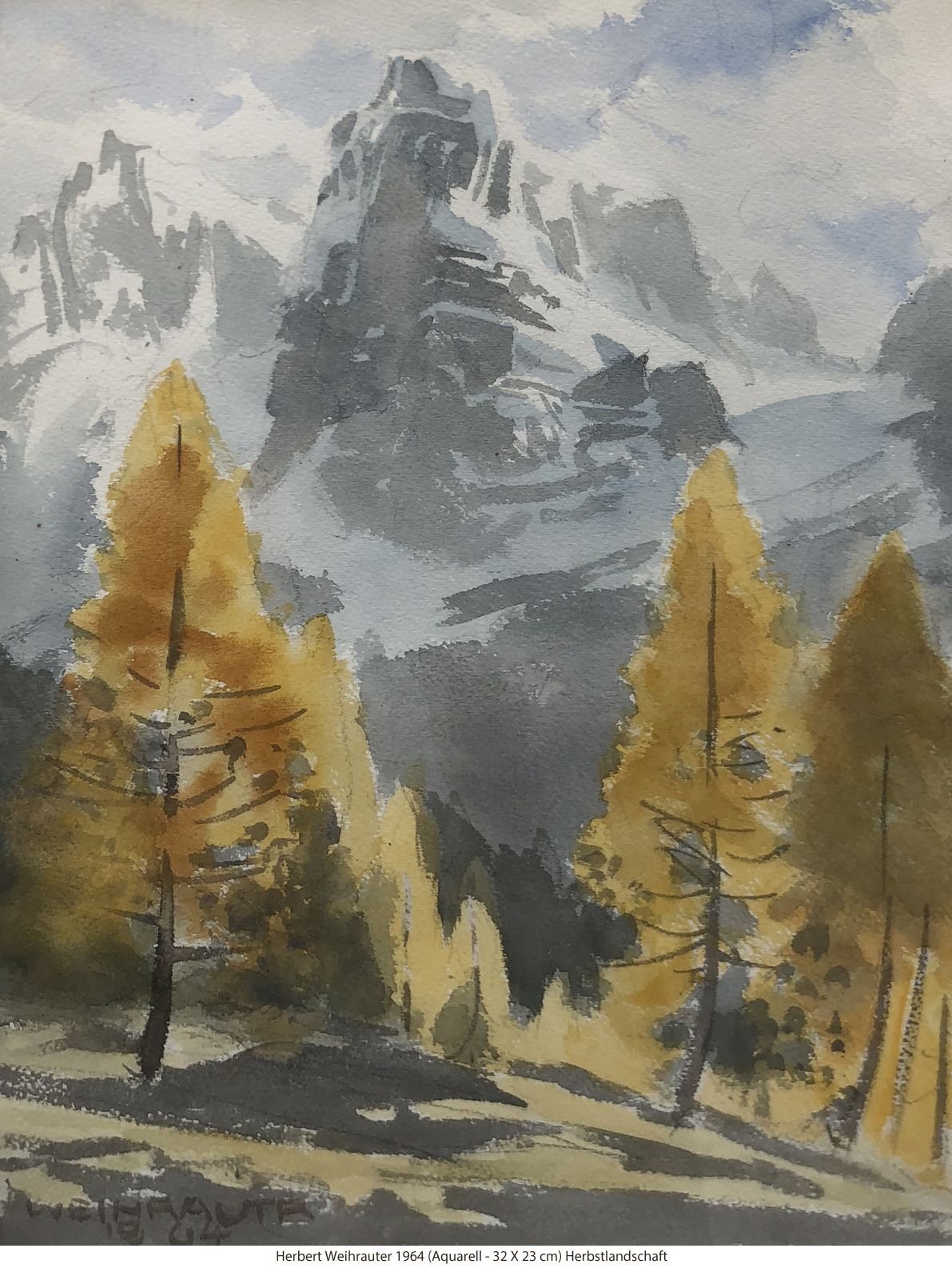 Weihrauter Herbert 1964 - Herbstlandschaft
