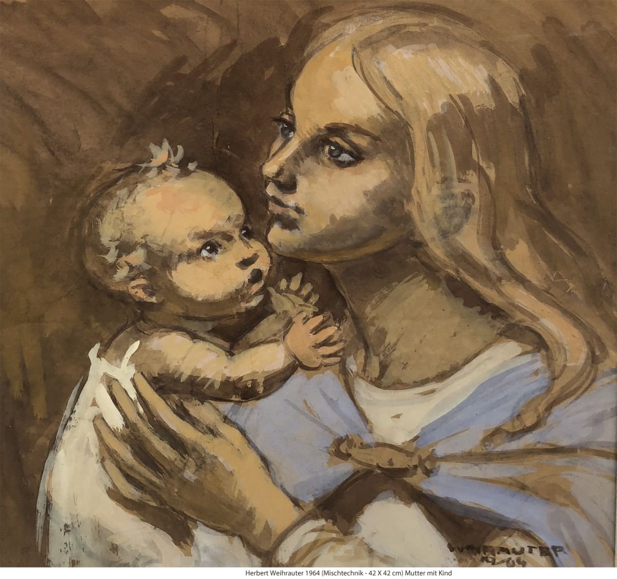 Weihrauter Herbert 1964 - Mutter mit Kind