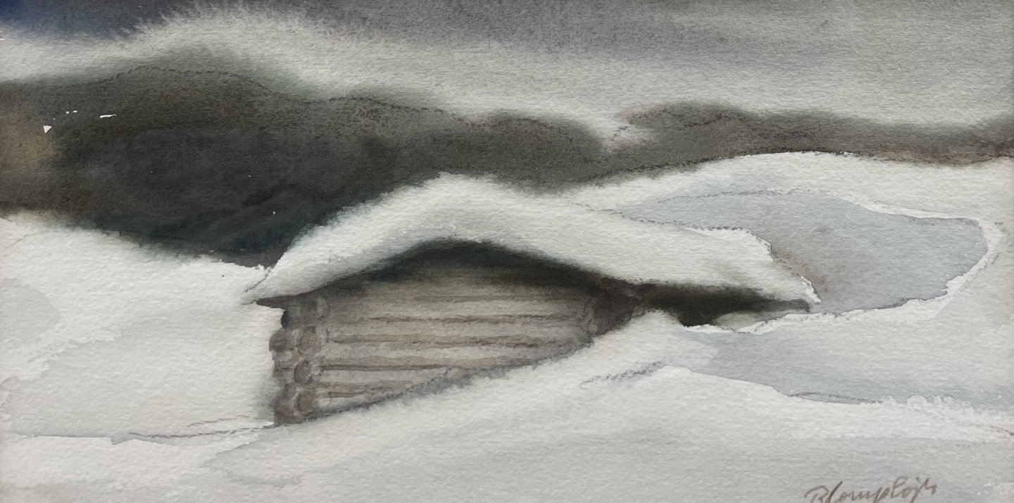 Complojer Rudolf Sen. - Schneebedecktes Dach