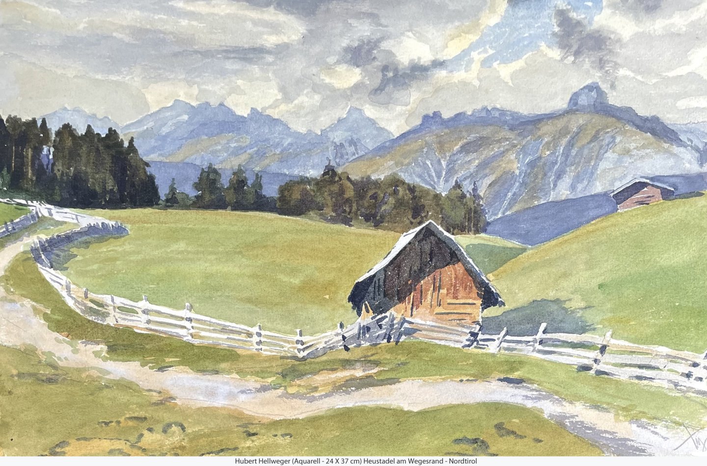Hellweger Hubert - Heustadel am Wegesrand